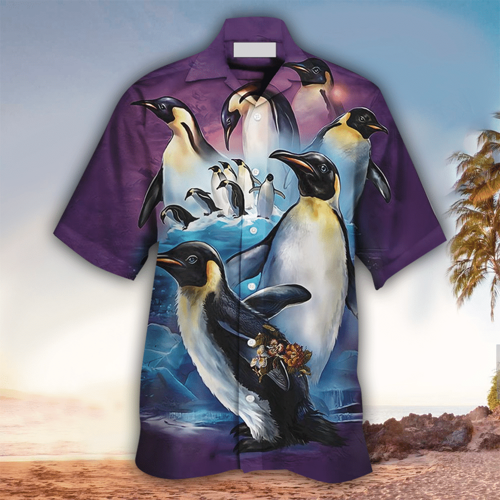 Penguin Apparel Penguin Button Up Shirt For Men and Women