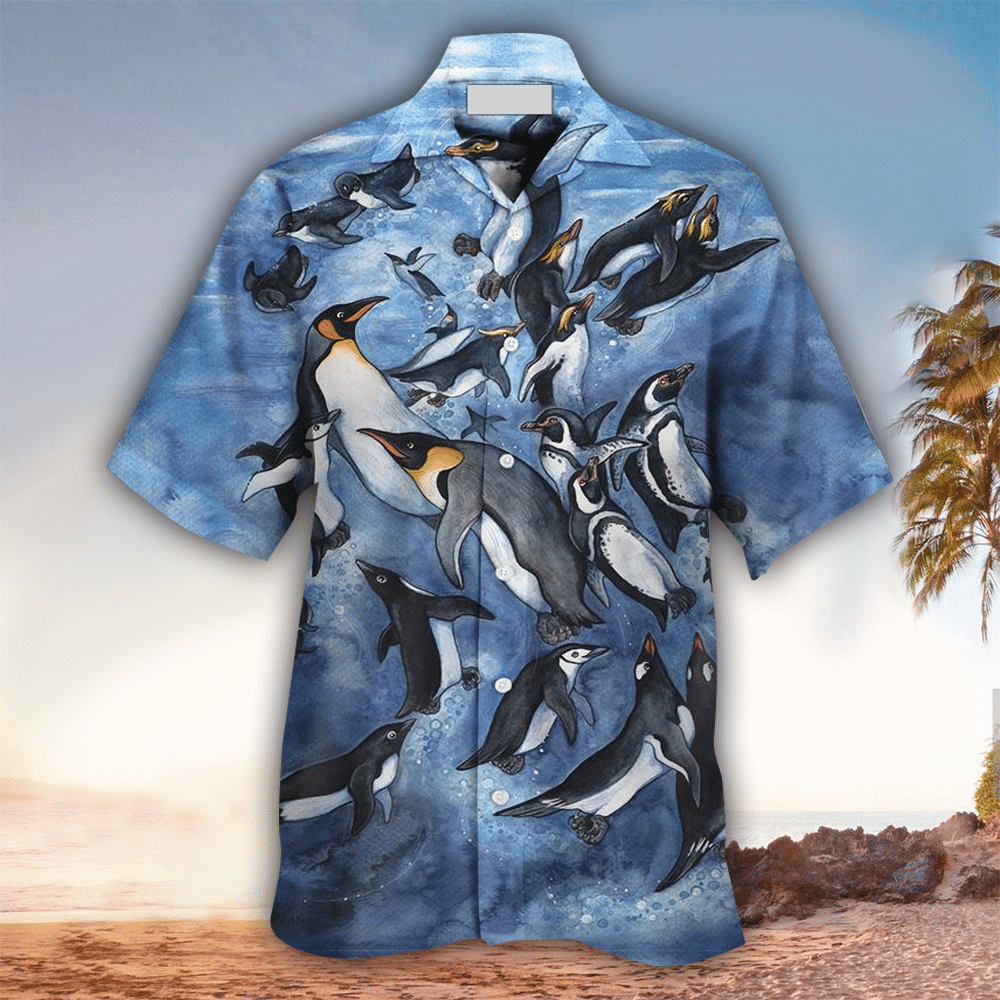 Penguin Hawaiian Shirt Penguin Lover Gifts Shirt For Men and Women