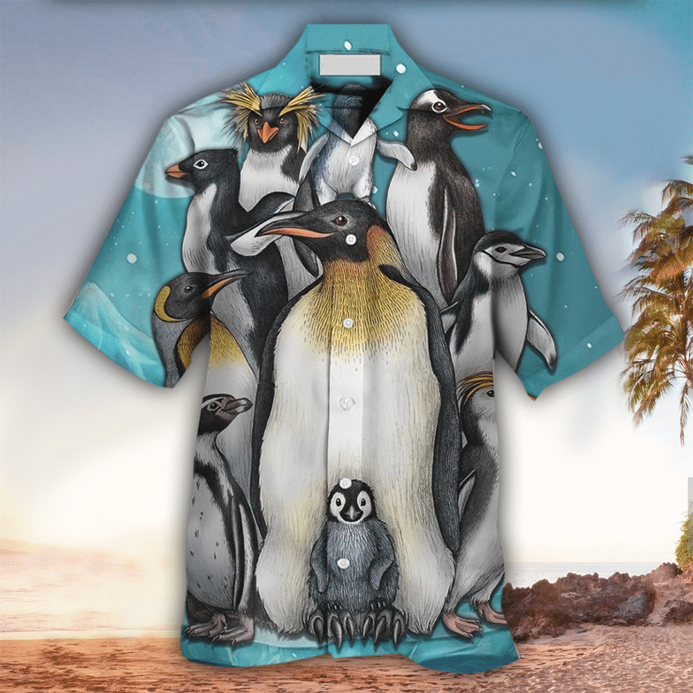 Penguin Hawaiian Shirt Perfect Penguin Clothing Shirt For Men and Women