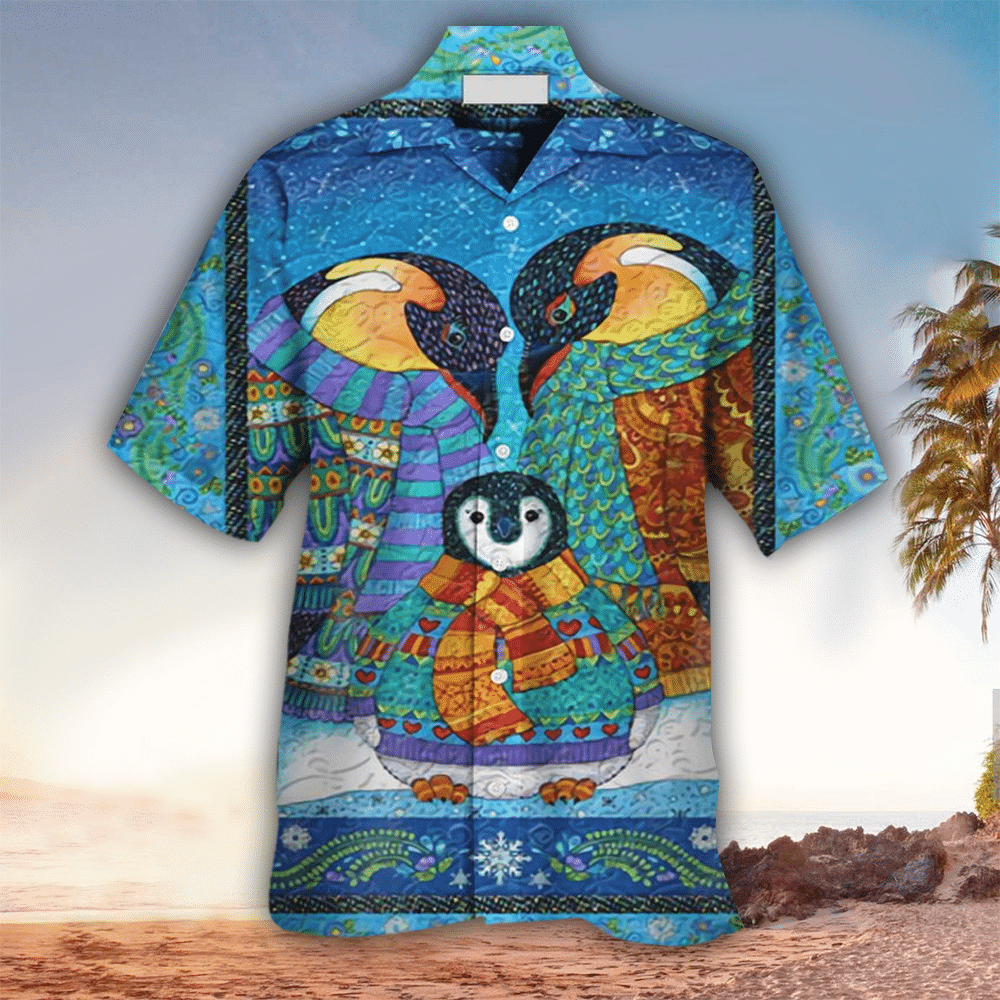 Penguin Shirt Penguin Hawaiian Shirt For Penguin Lovers Shirt For Men and Women