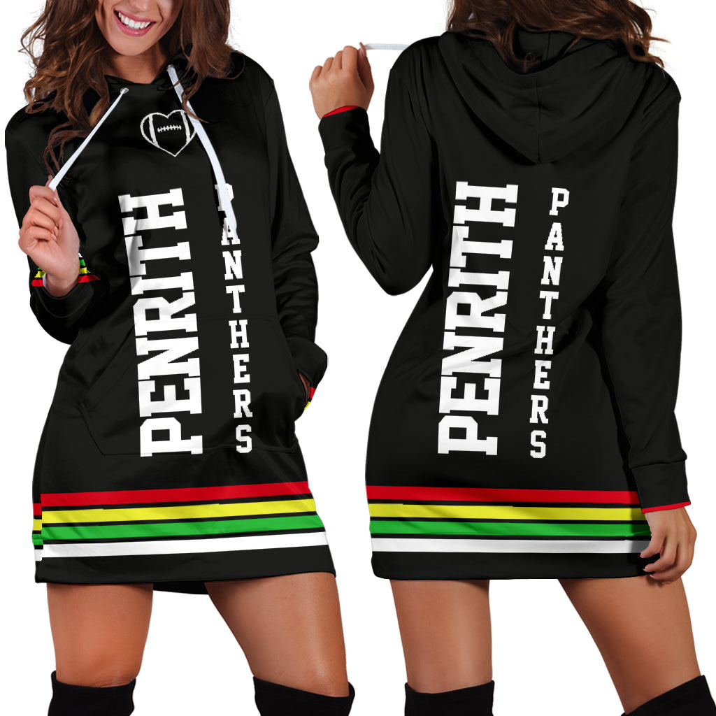 Penrith Rugby Hoodie Dress 3d All Over Print For Women Hoodie