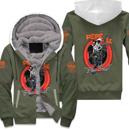 Pepe Le Pew Pew Pew For Lovers 3D Fleece Hoodie