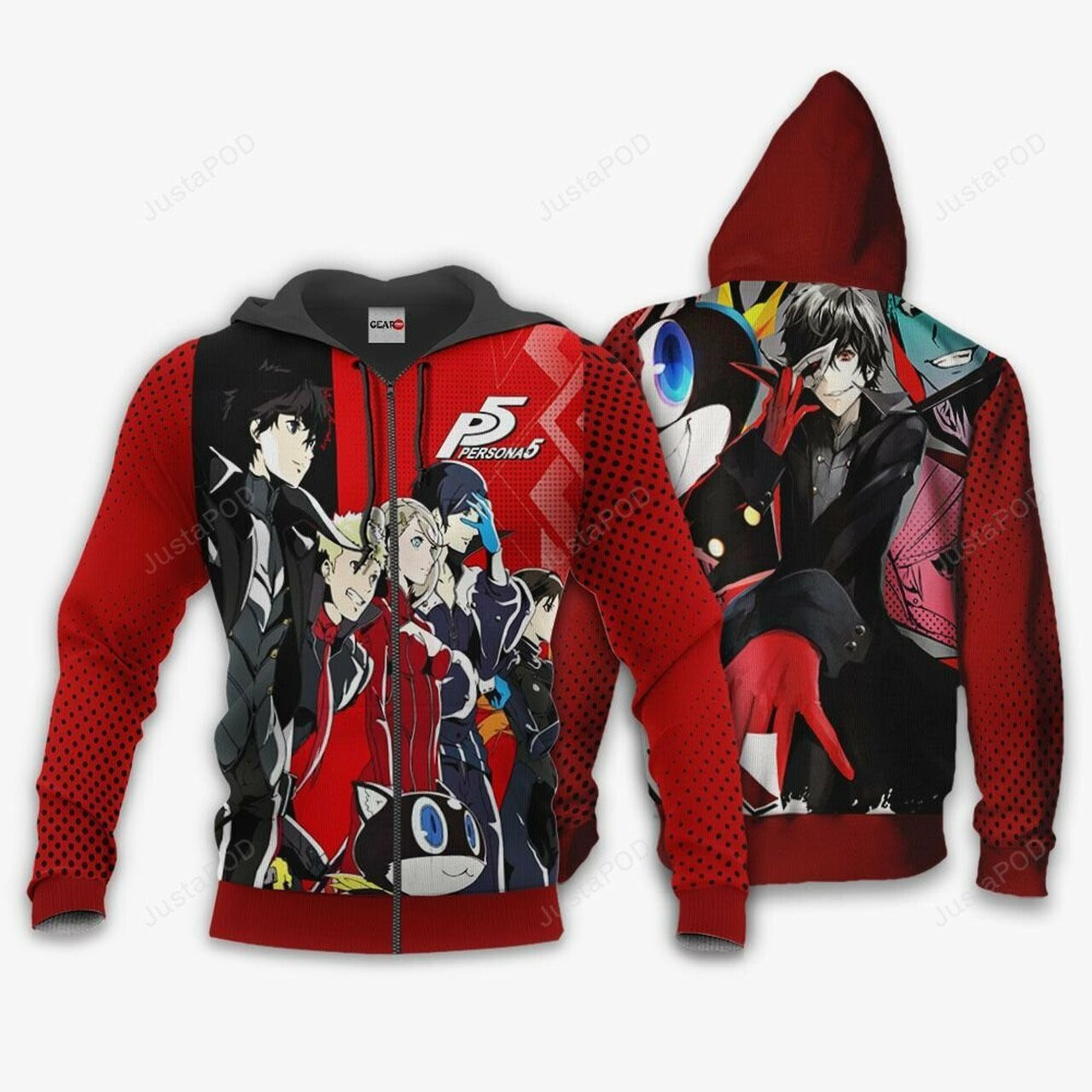 Persona 5 3d All Over Print Hoodie