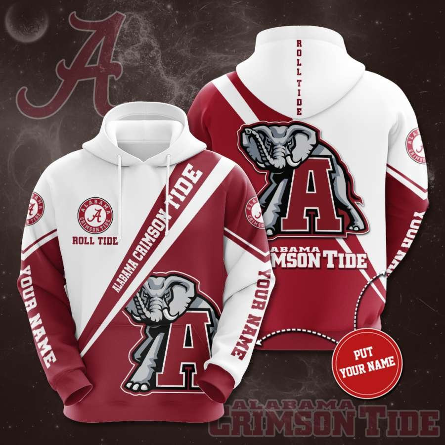 Personalized Alabama Crimson Tide No39 Custom Hoodie 3D