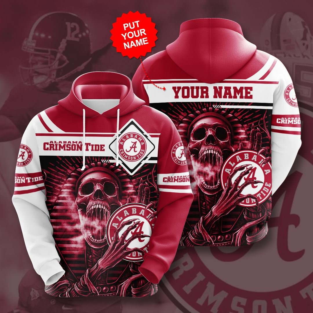 Personalized Alabama Crimson Tide No41 Custom Hoodie 3D