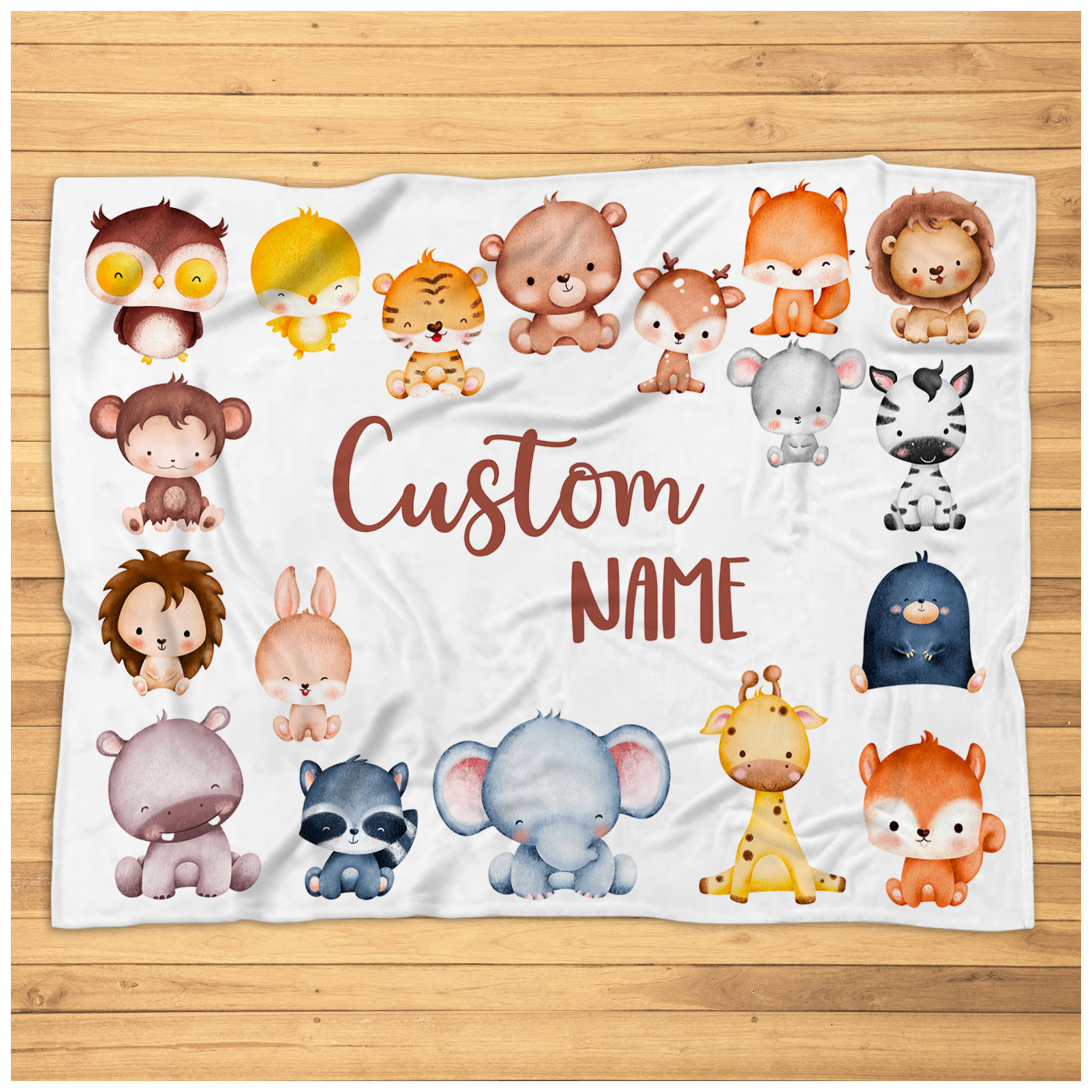 Personalized Animal Blanket