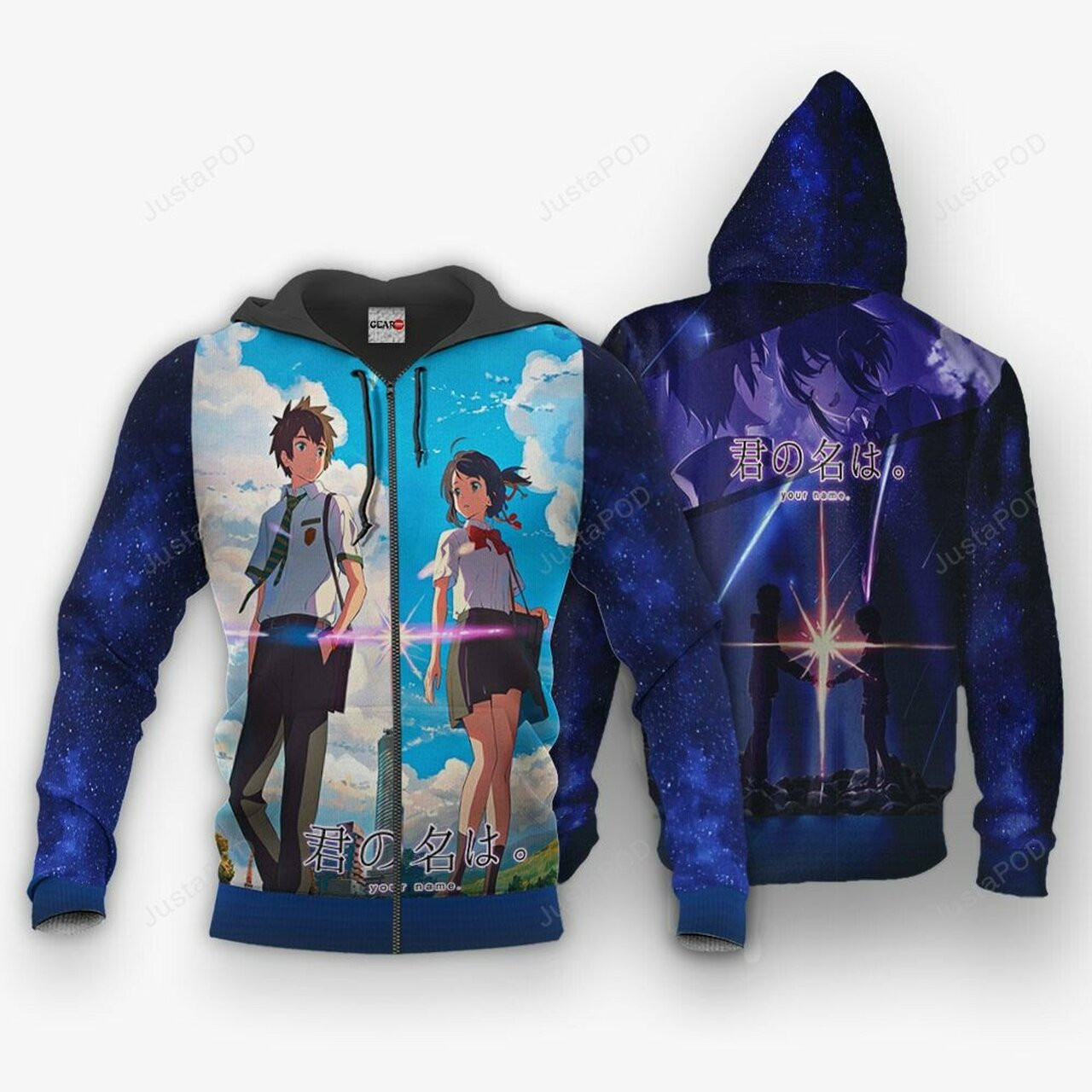 Personalized Anime Kimi No Na Wa Custom 3d All Over Print Hoodie