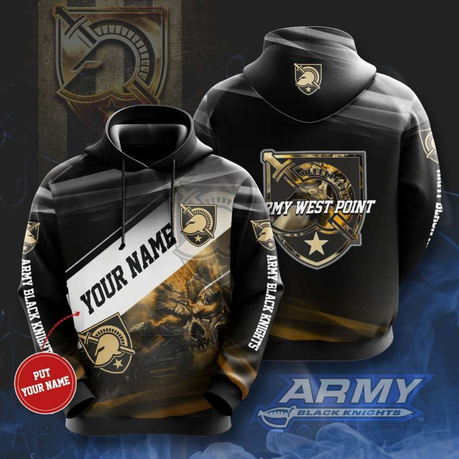 Personalized Army Black Knights No96 Custom Hoodie 3D All Over Print