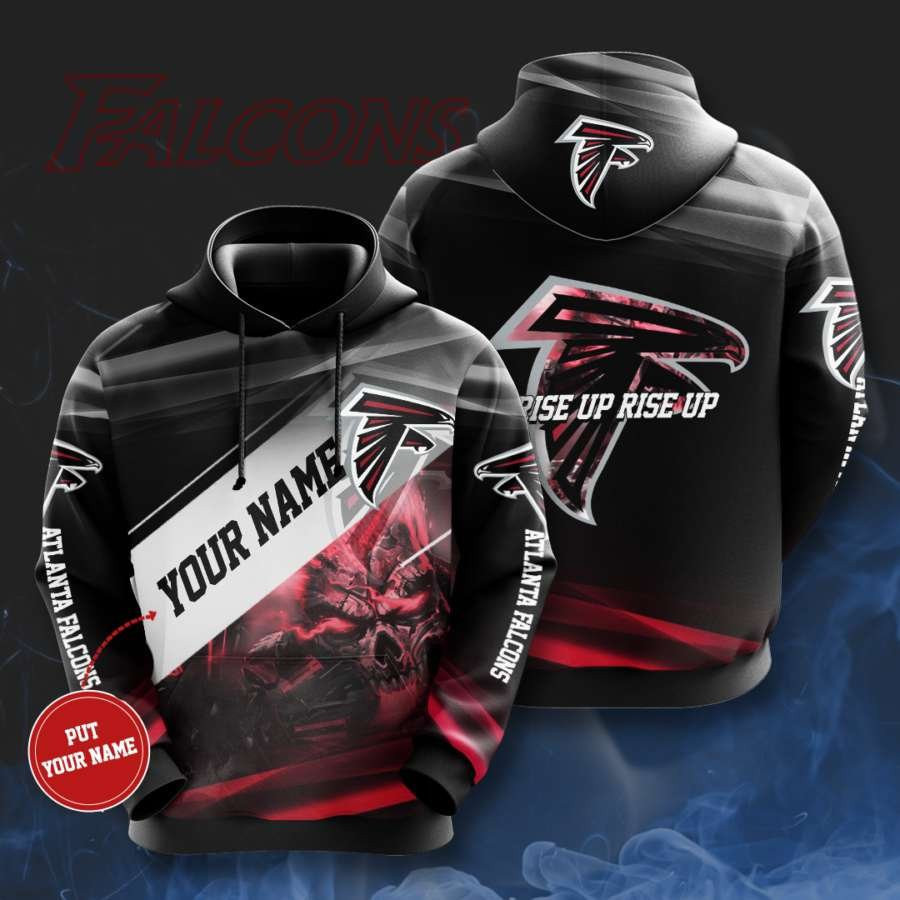 Personalized Atlanta Falcons No131 Custom Hoodie 3D