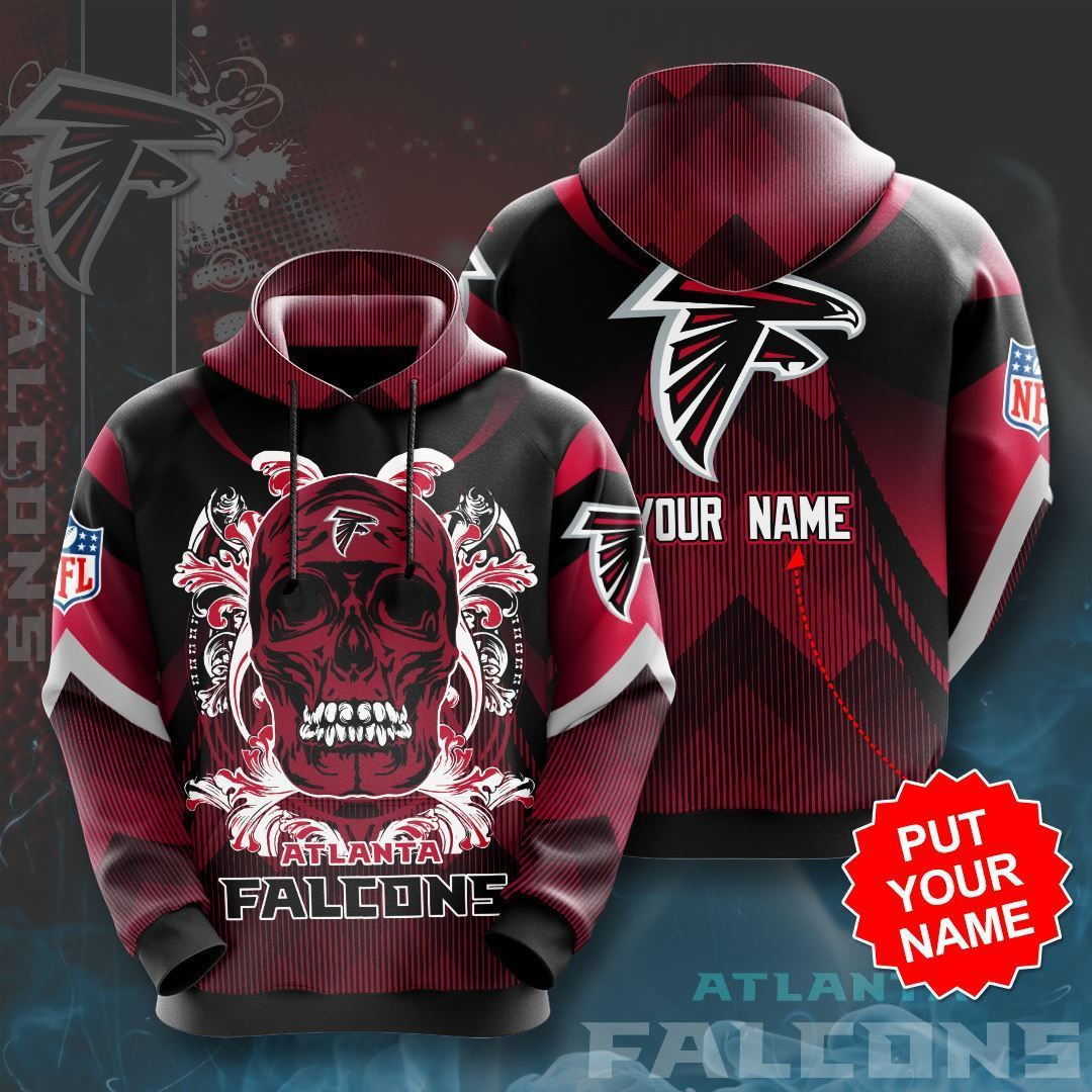 Personalized Atlanta Falcons No133 Custom Hoodie 3D All Over Print