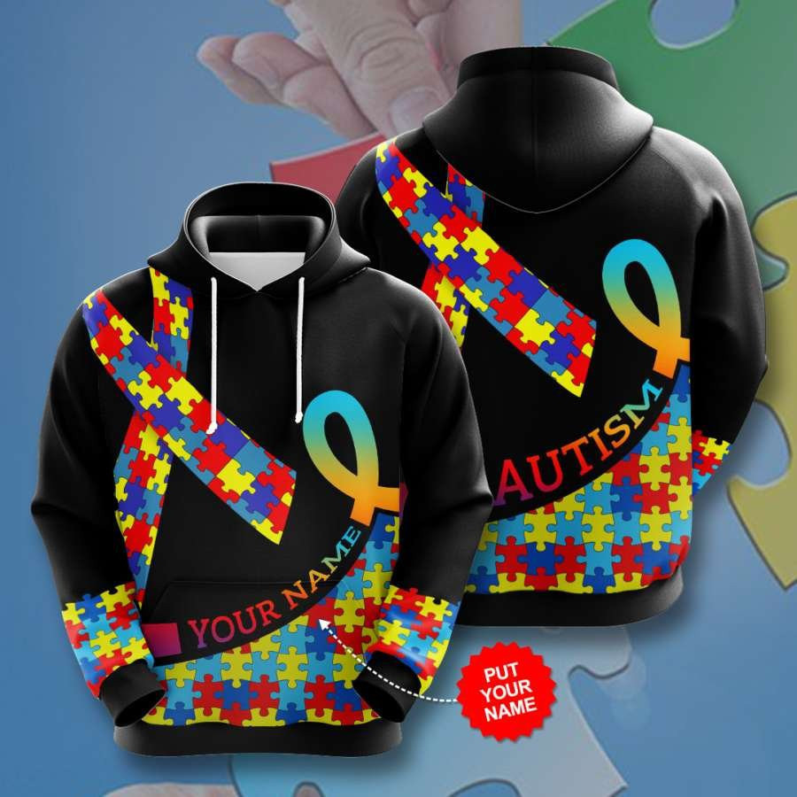 Personalized Autism Awareness No135 Custom Hoodie 3D