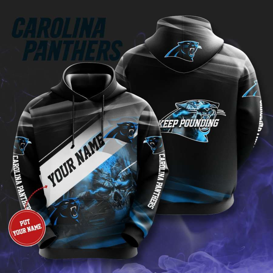 Personalized Carolina Panthers No311 Custom Hoodie 3D All Over Print