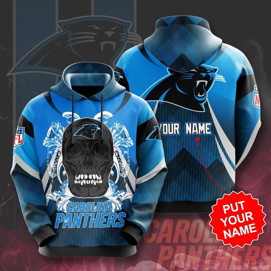 Personalized Carolina Panthers No314 Custom Hoodie 3D All Over Print