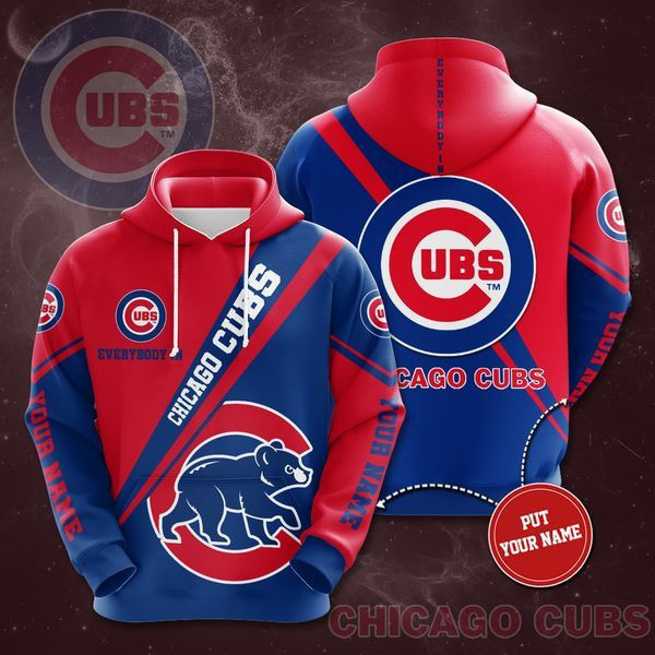 Personalized Chicago Cubs No360 Custom Hoodie 3D All Over Print