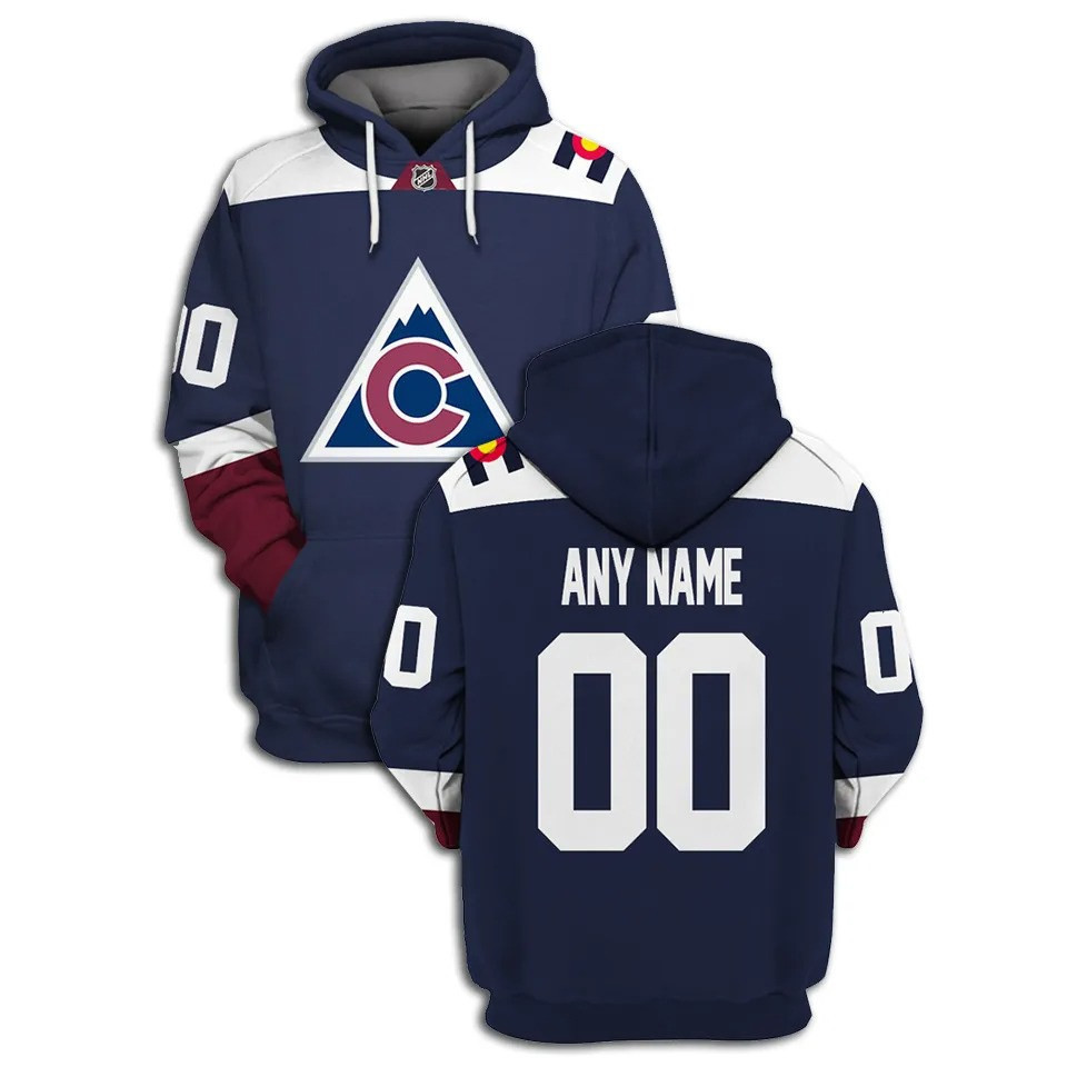 Personalized Colorado Avalanche Nhl Custom Name And Number 3d Full Printing Hoodie