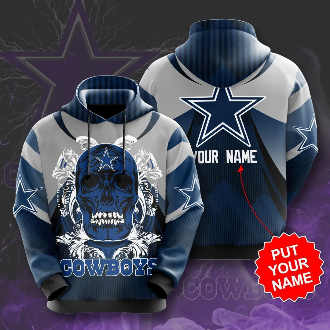 Personalized Dallas Cowboys No537 Custom Hoodie 3D All Over Print