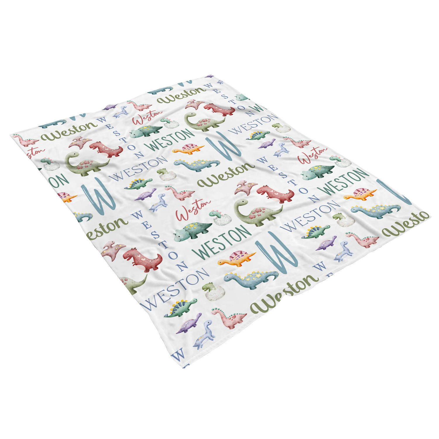 Cute Dinosaur Baby Blanket