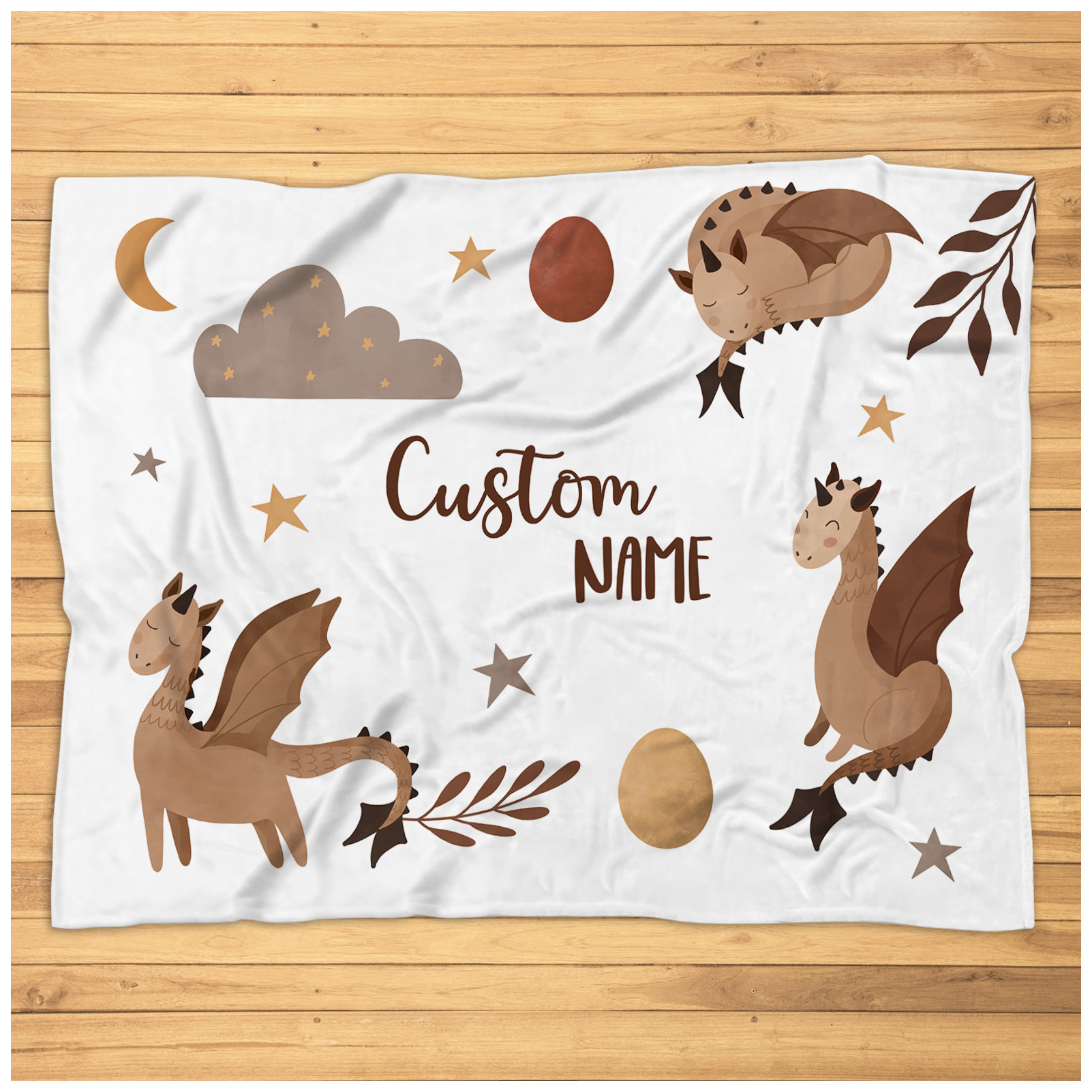 Personalized Dragon Blanket