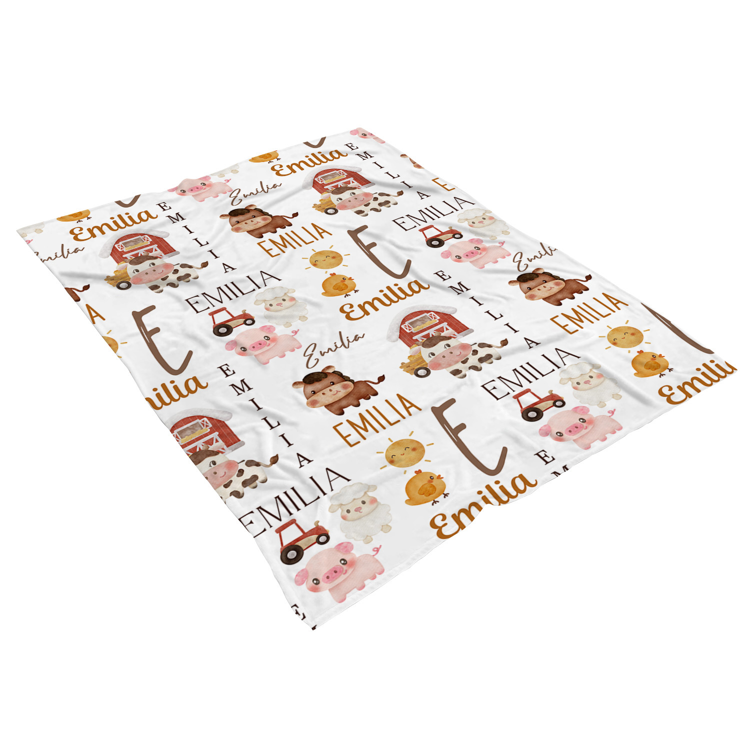 Farm Animals Blanket