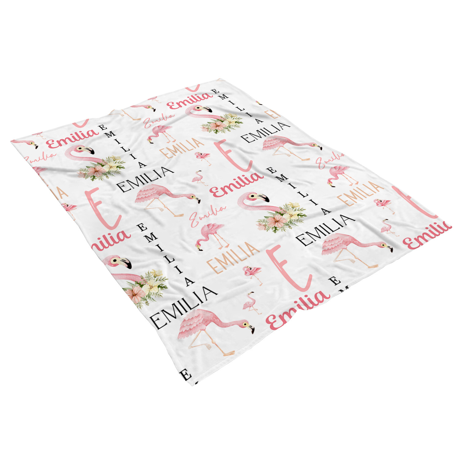 Flamingo Baby Blanket