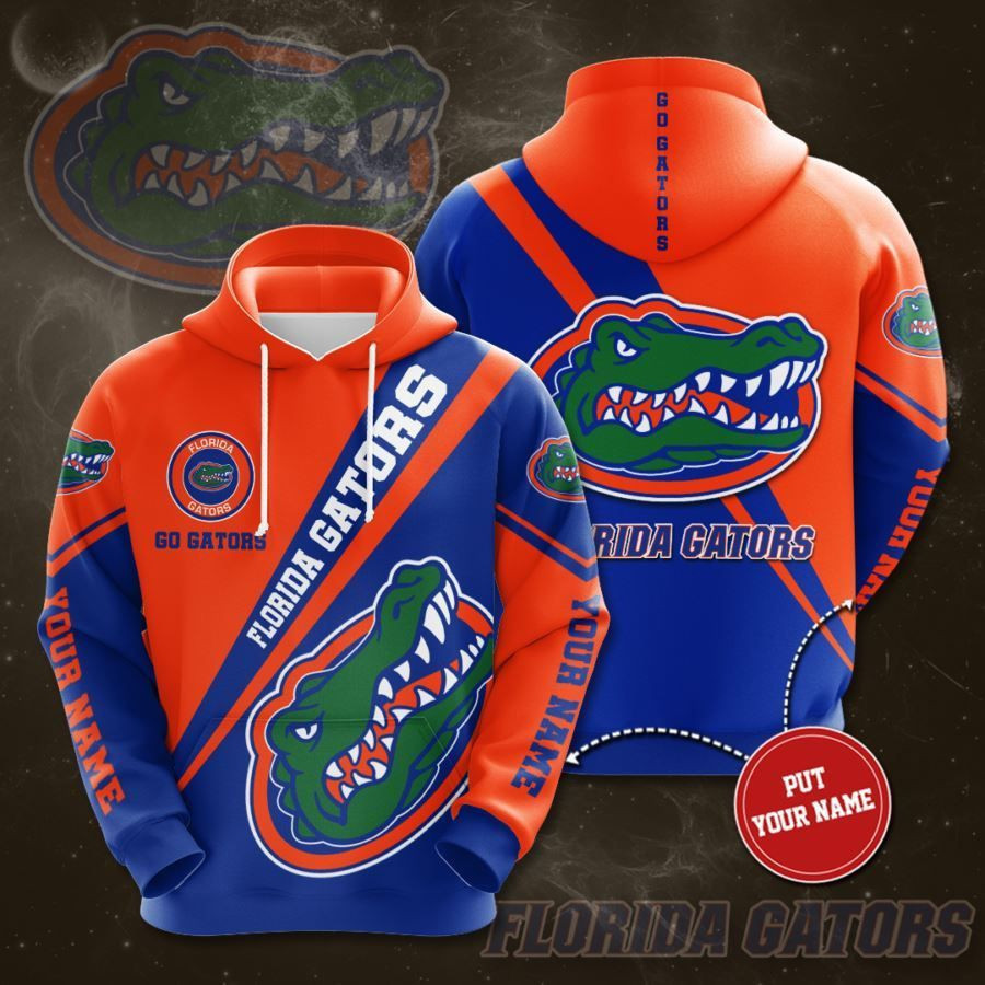 Personalized Florida Gators No655 Custom Hoodie 3D All Over Print