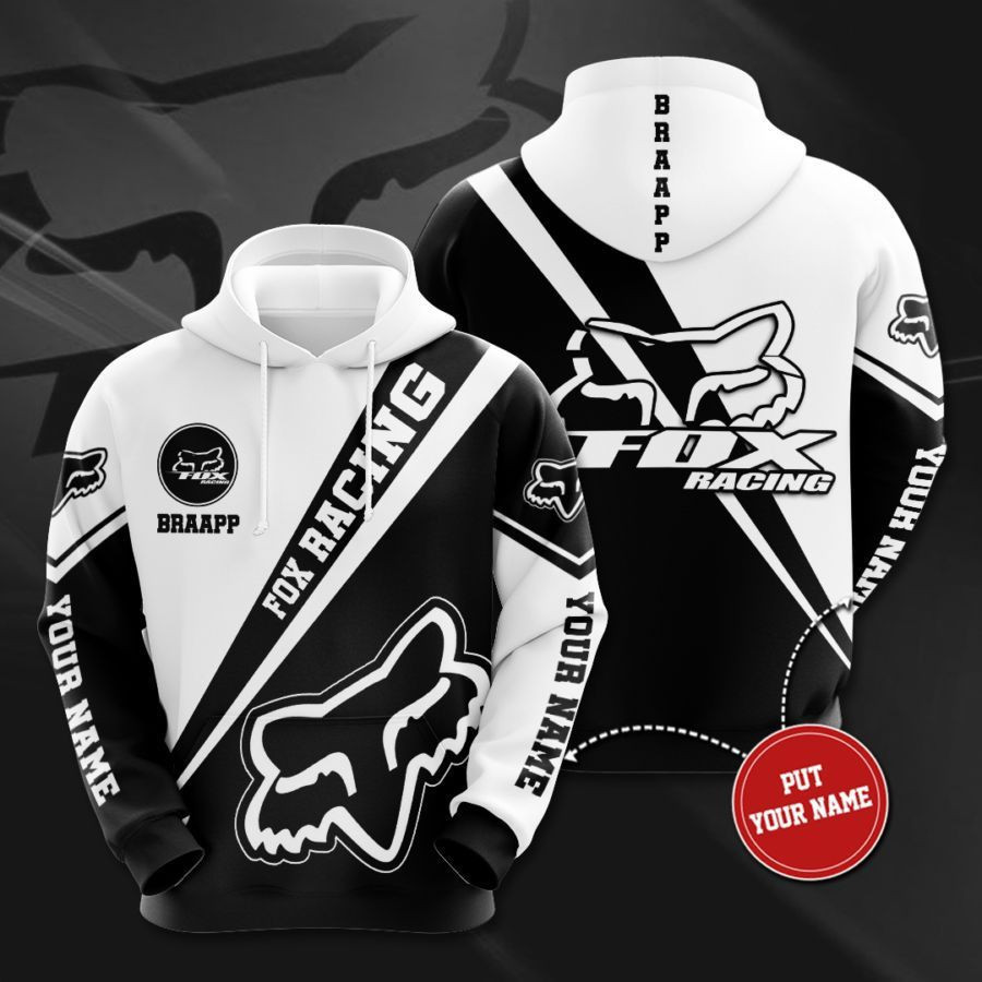 Personalized Fox Racing No674 Custom Hoodie 3D All Over Print