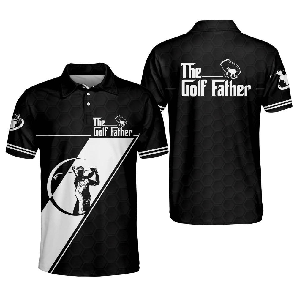 Personalized Funny Golf Shirts for Men The Golf Father Funny Golf Polo Lightweight Golf Polos