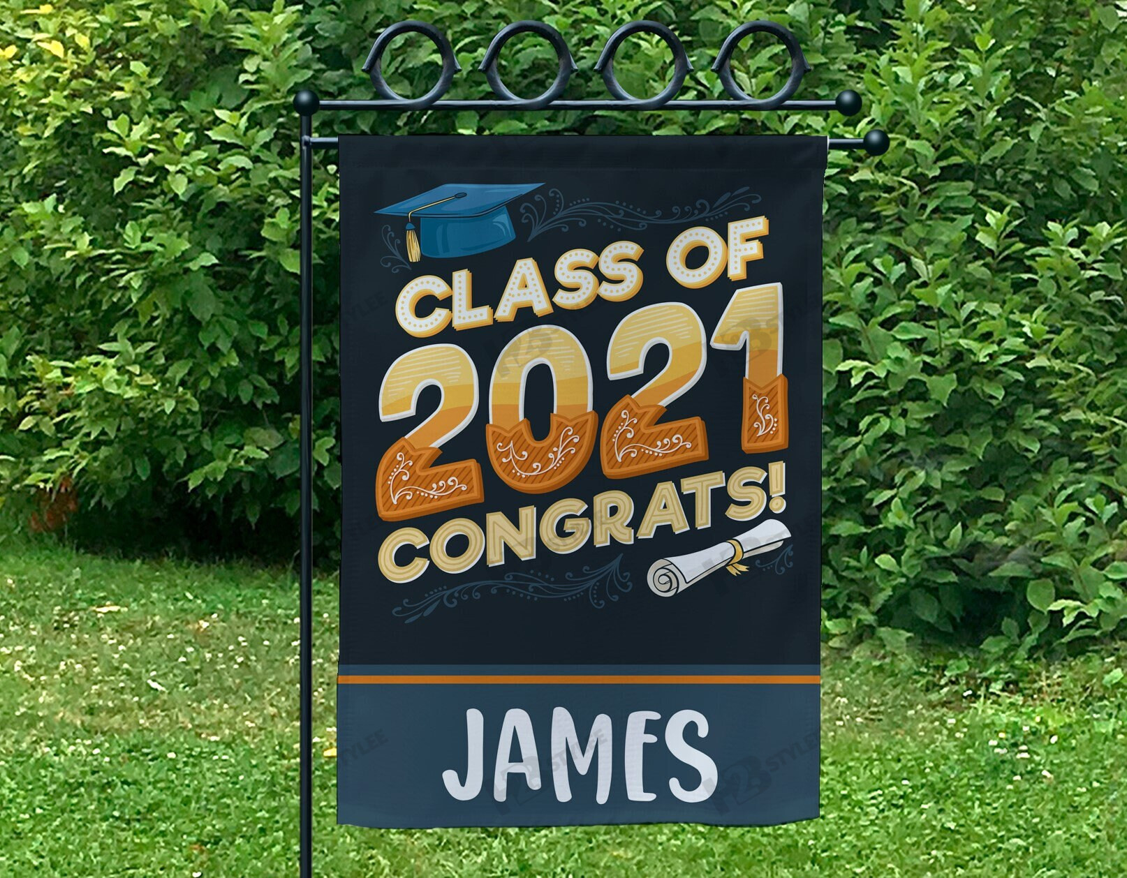 Personalized Graduation Garden Flag Graduation Flag 2021 Garden Flag House Flag