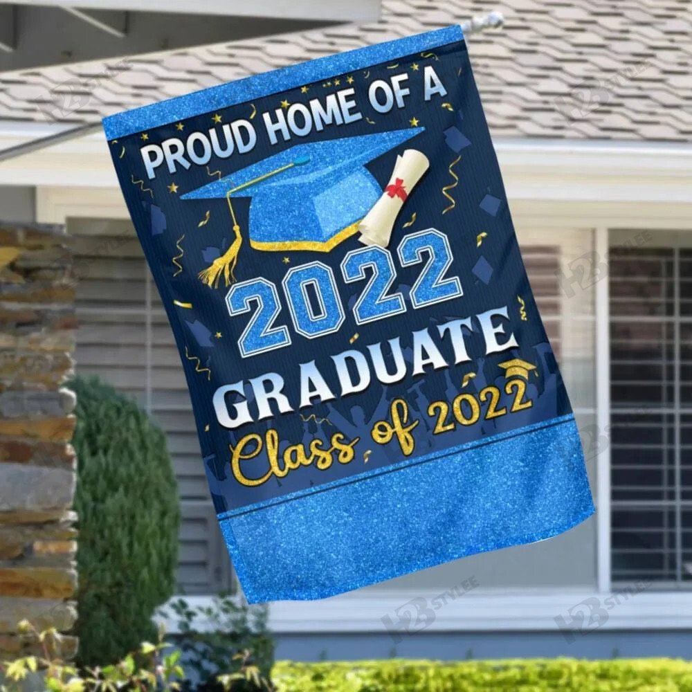 Personalized Graduation Senior 2022 Flag Proud Home Of A 2022 Graduate Garden Flag House Flag