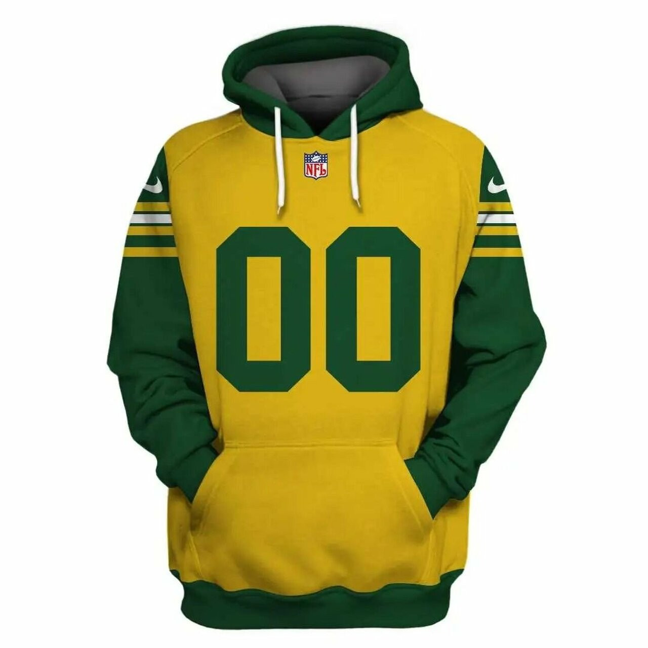 Personalized Green Bay Packers Custom 3d All Over Print Hoodie