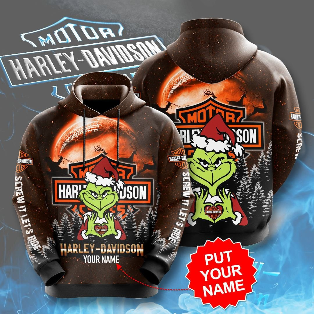 Personalized Harley Davidson No756 Custom Hoodie 3D