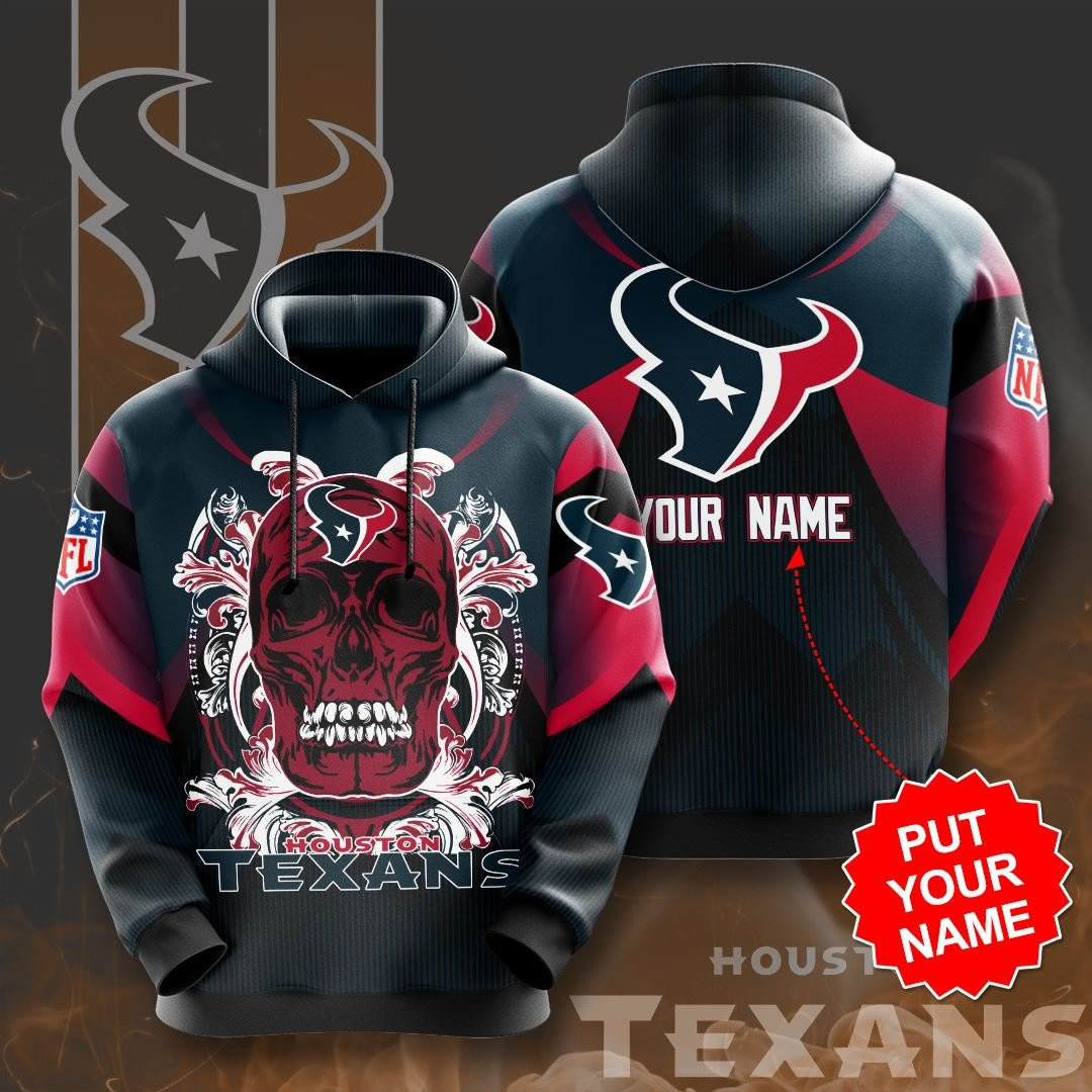 Personalized Houston Texans No811 Custom Hoodie 3D