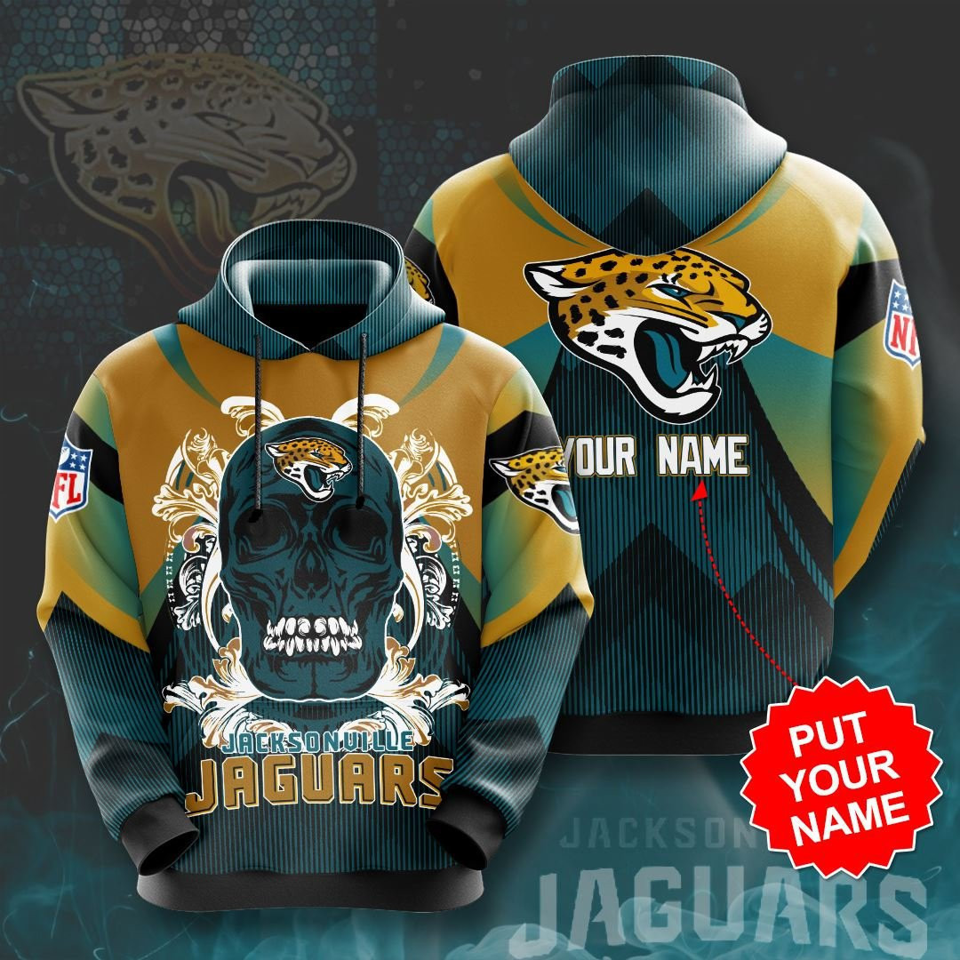 Personalized Jacksonville Jaguars No885 Custom Hoodie 3D