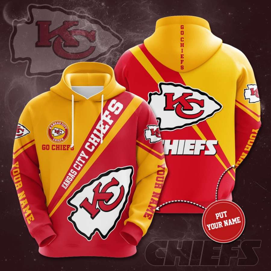 Personalized Kansas City Chiefs No930 Custom Hoodie 3D