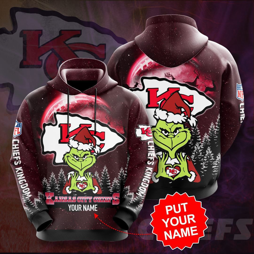 Personalized Kansas City Chiefs No934 Custom Hoodie 3D All Over Print