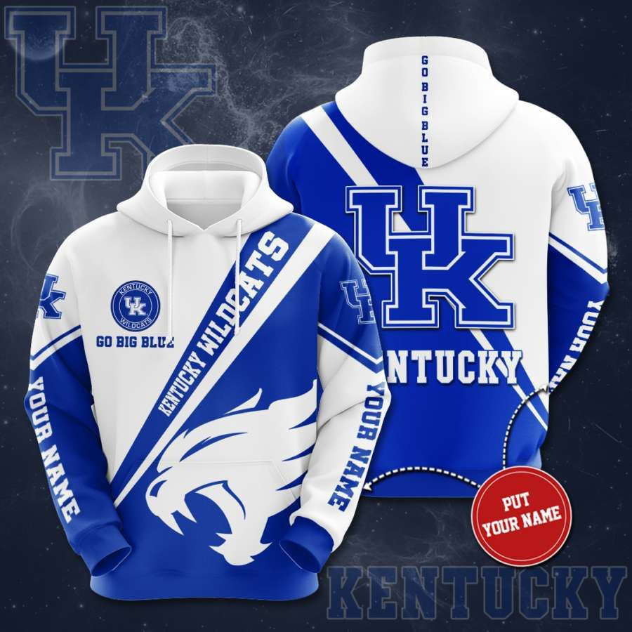 Personalized Kentucky Wildcats No963 Custom Hoodie 3D All Over Print
