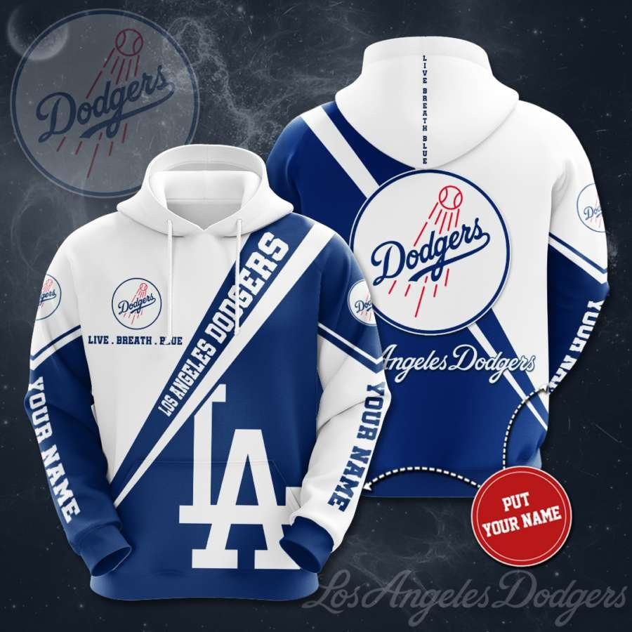 Personalized Los Angeles Dodgers No1051 Custom Hoodie 3D
