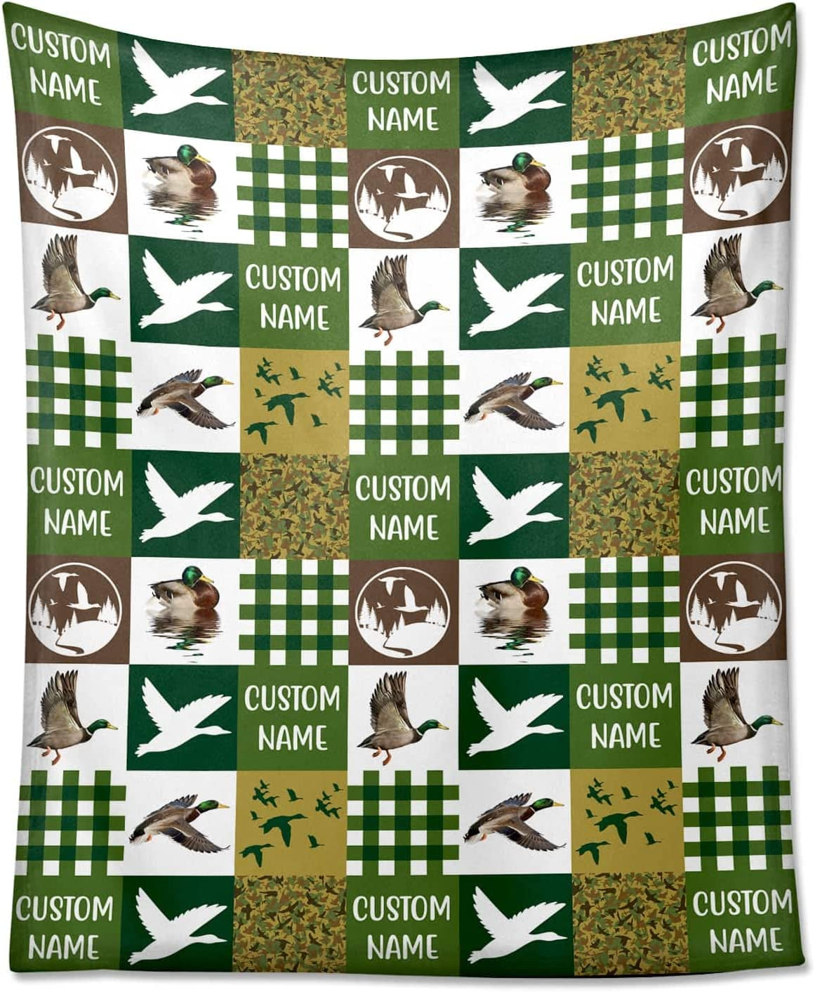 Personalized Mallard Duck Baby Blanket