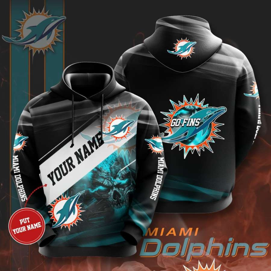 Personalized Miami Dolphins No1149 Custom Hoodie 3D