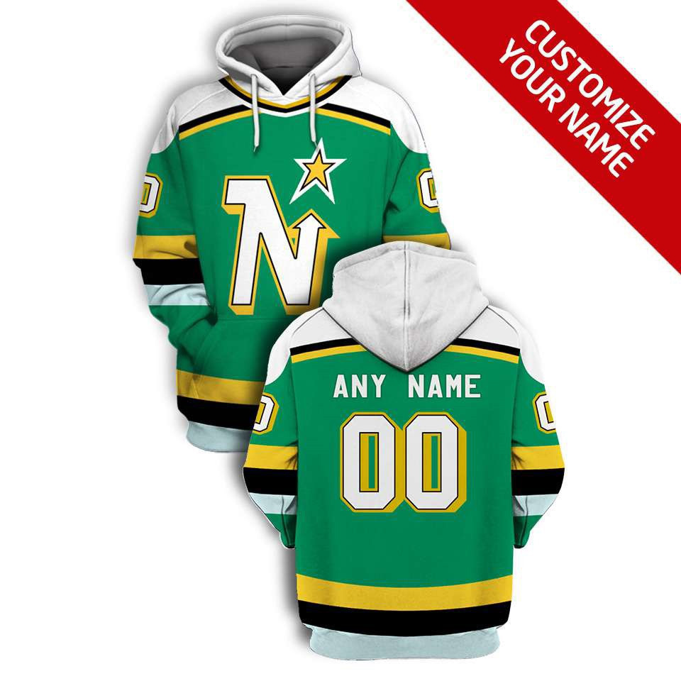 Personalized Minnesota North Stars Nhl Custom Name And Number 3d Full Printing Hoodie