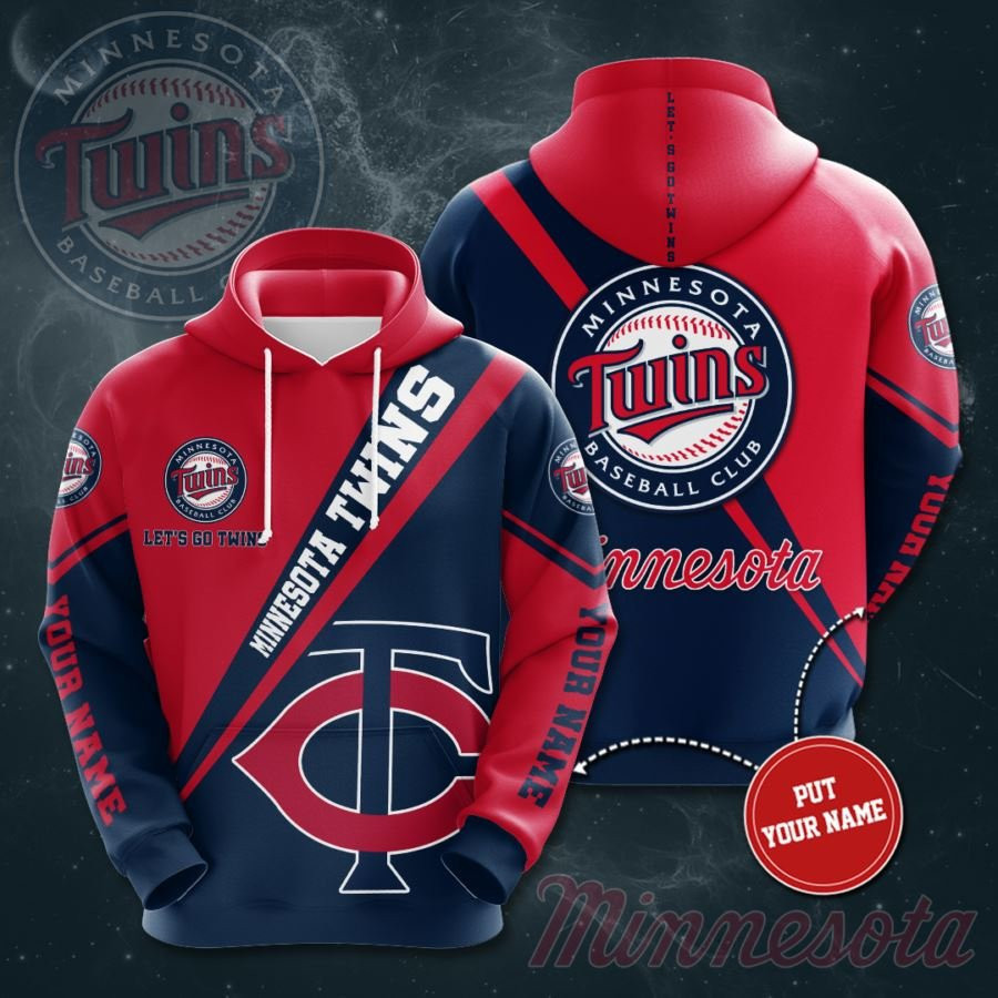 Personalized Minnesota Twins No1211 Custom Hoodie 3D