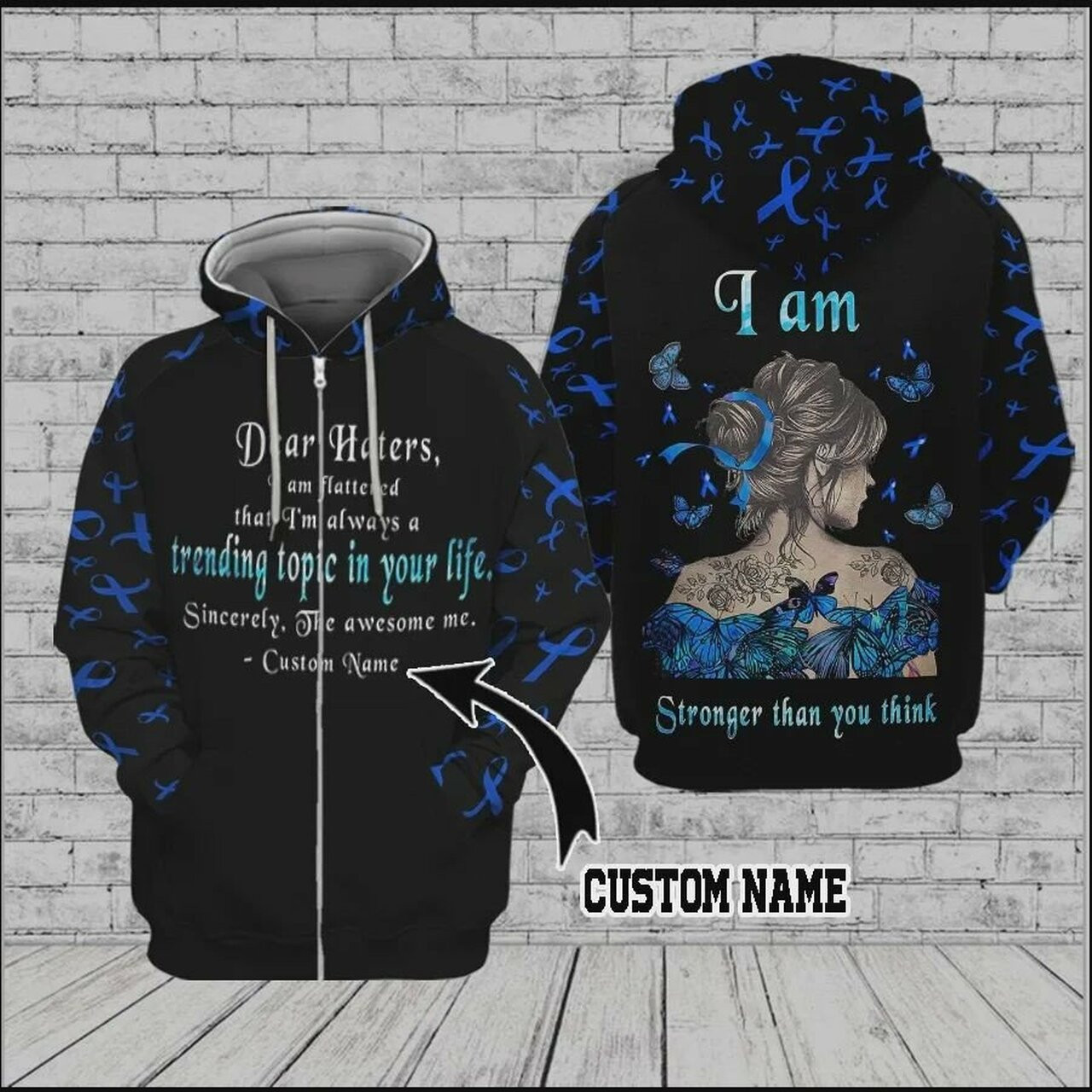 Personalized National Bullying Prevention Awareness Month 3d All Over Print Hoodie