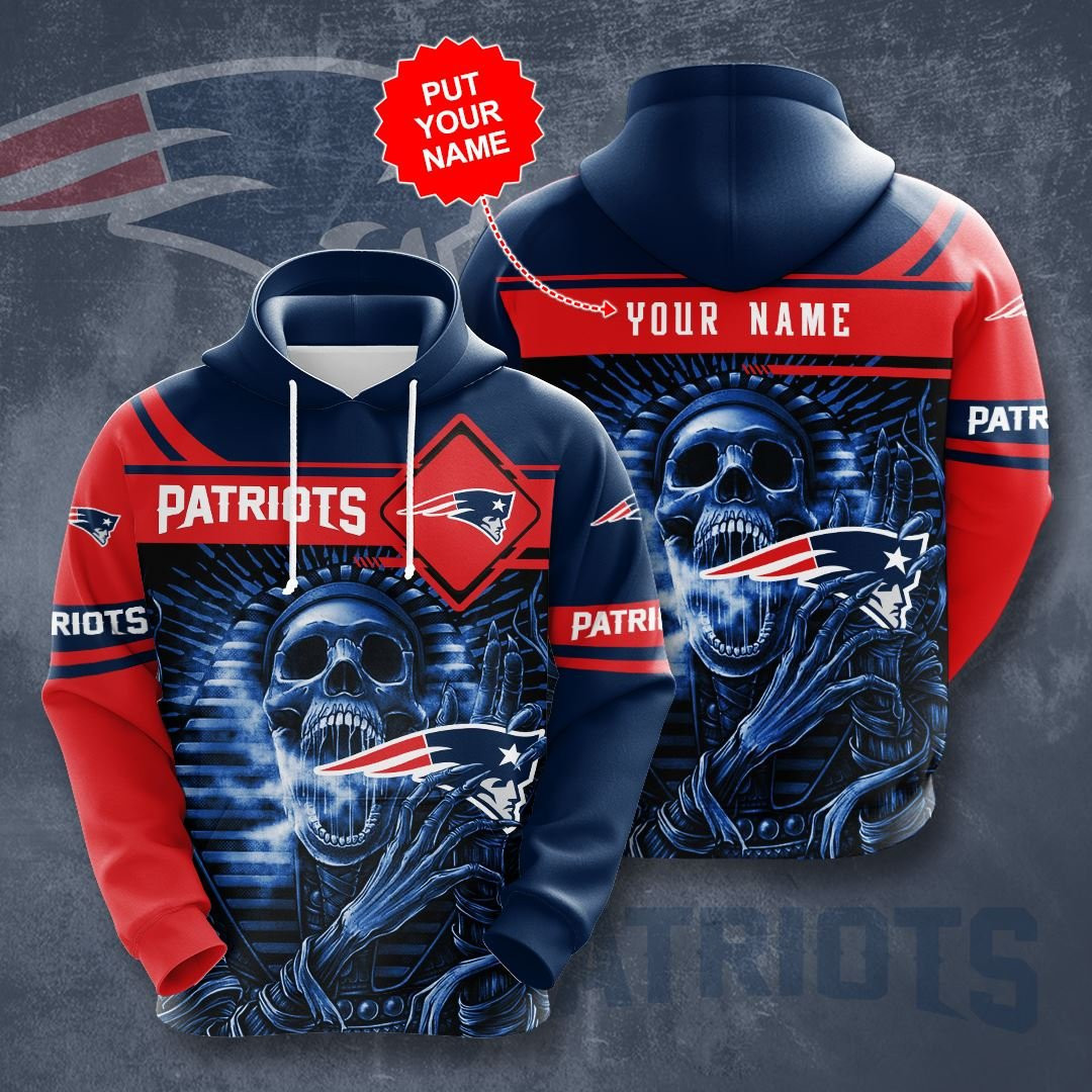 Personalized New England Patriots No1307 Custom Hoodie 3D