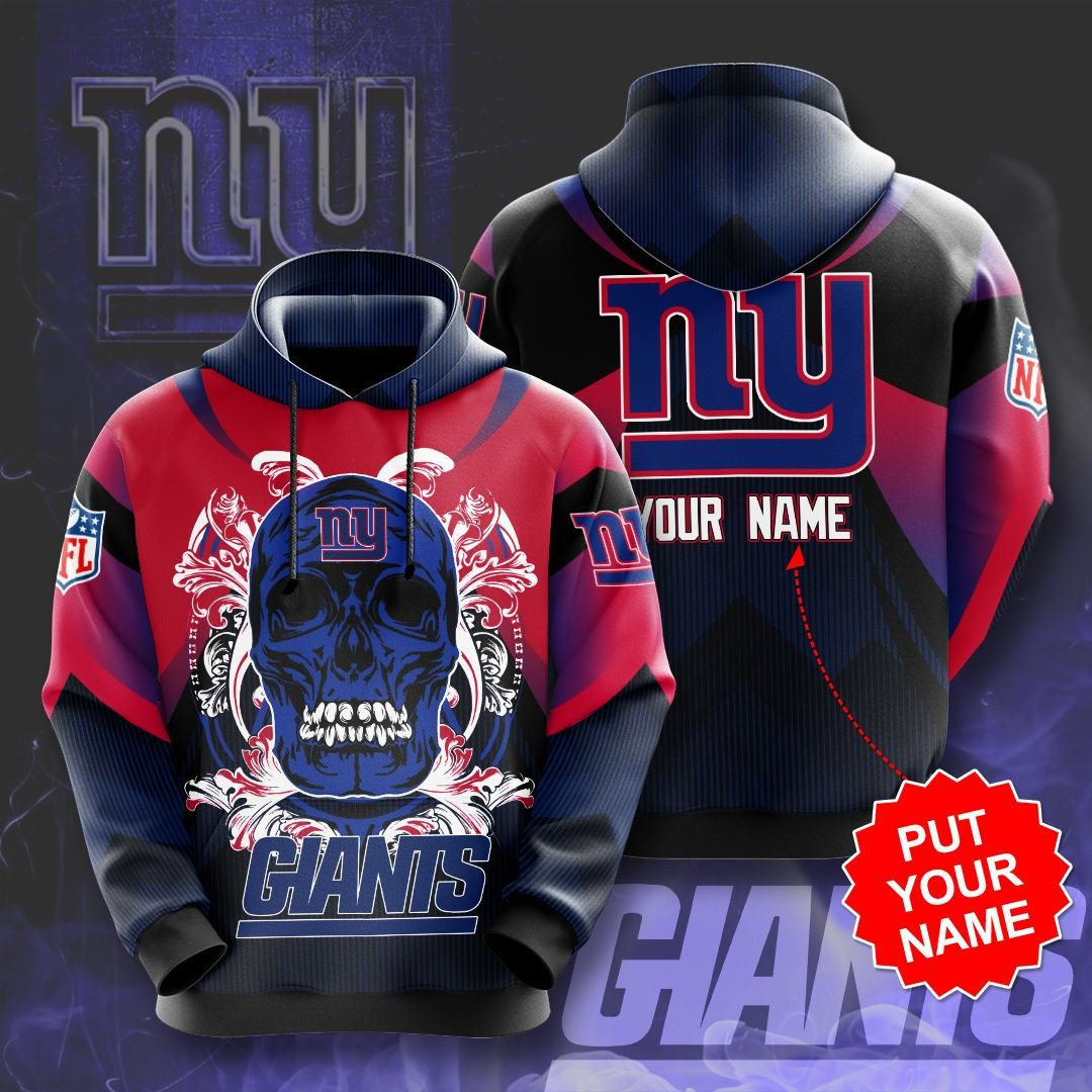 Personalized New York Giants No1364 Custom Hoodie 3D