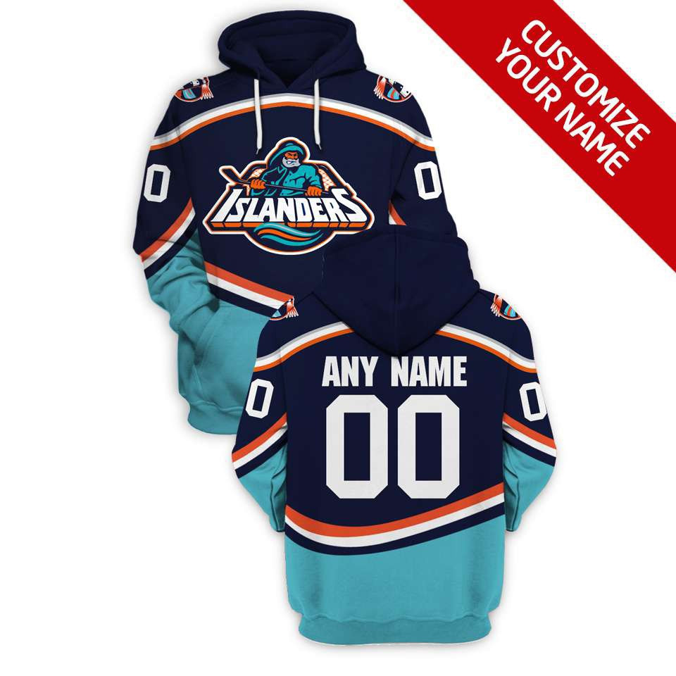 Personalized New York Islanders Nhl Custom Name And Number 3d Full Printing Hoodie