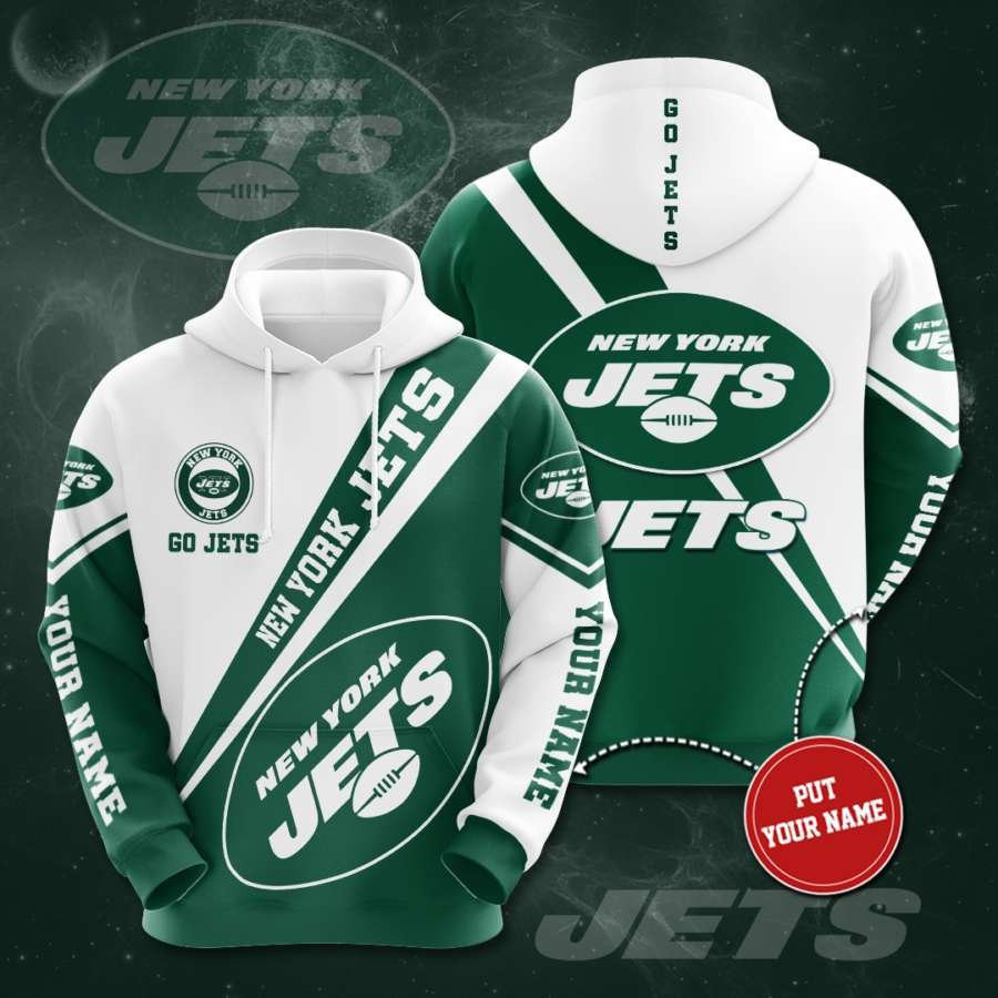 Personalized New York Jets No1387 Custom Hoodie 3D