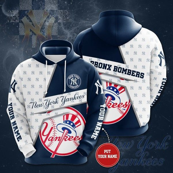 Personalized New York Yankees No1471 Custom Hoodie 3D All Over Print