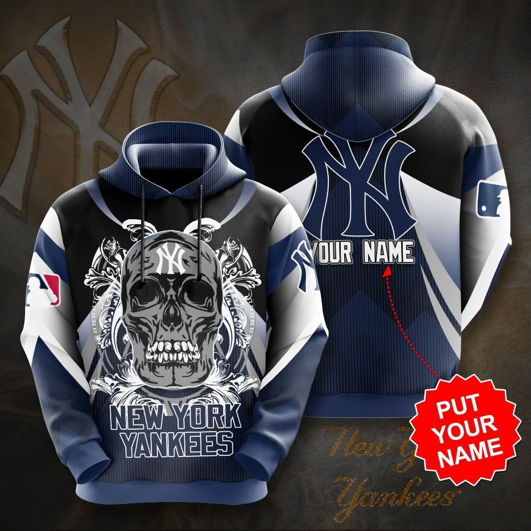 Personalized New York Yankees No1474 Custom Hoodie 3D All Over Print