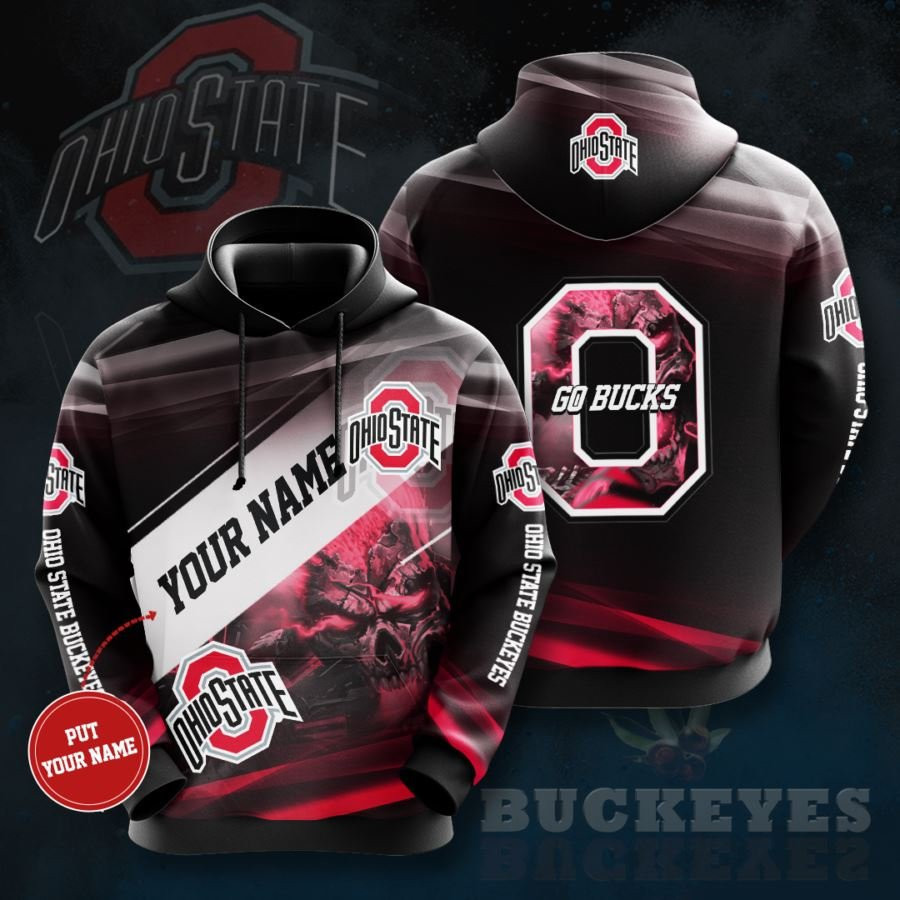 Personalized Ohio State Buckeyes No1537 Custom Hoodie 3D