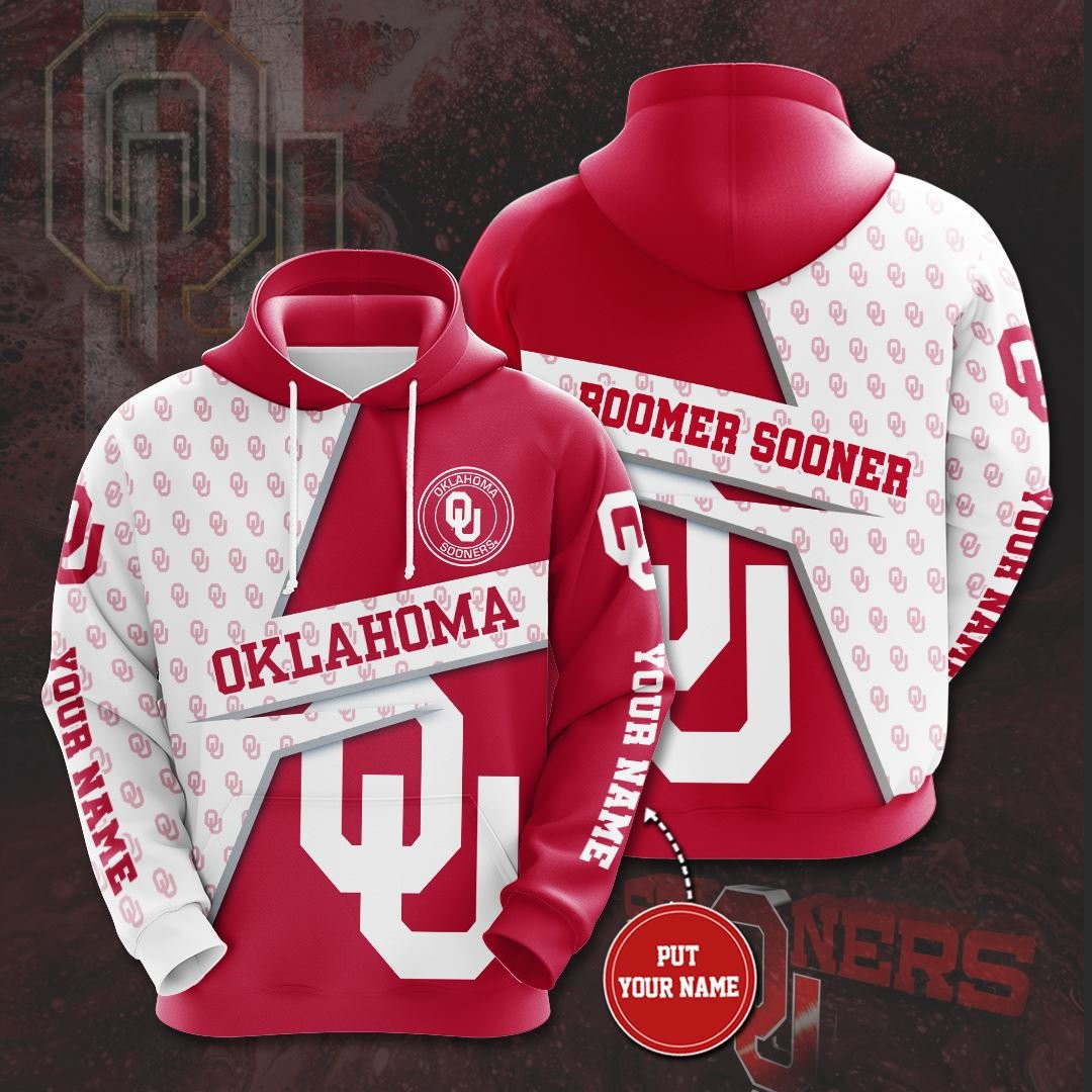 Personalized Oklahoma Sooners No1547 Custom Hoodie 3D